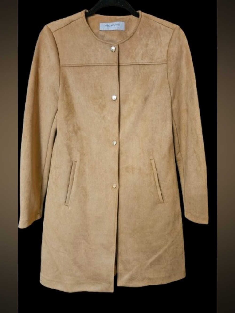 Marc New York Andrew Marc Faux Suede Trench Coat